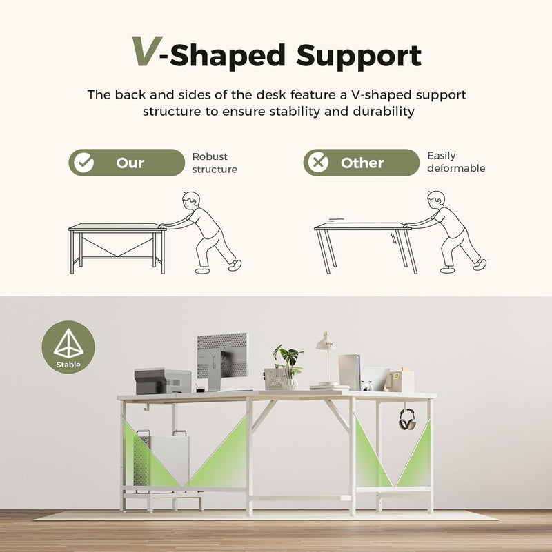 L Shaped Desk Corner Gaming
