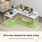 L Shaped Desk Corner Gaming