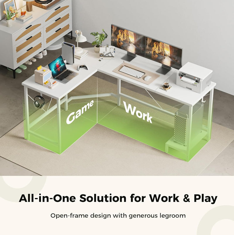 L Shaped Desk Corner Gaming