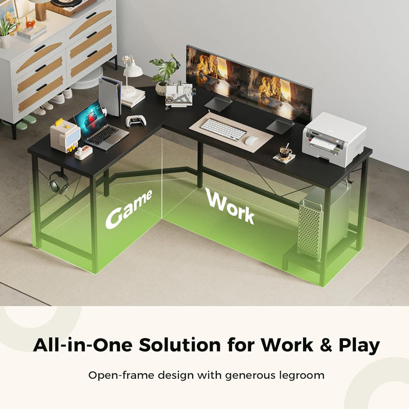 L Shaped Desk Corner Gaming