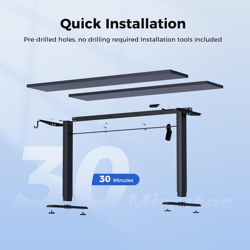 Eletric Height Adjustable Desk Movable Monitorstand