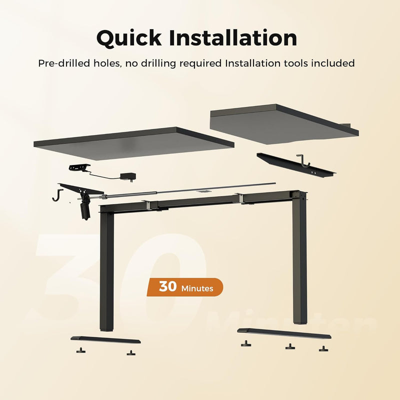 Eletric Height Adjustable Desk Movable Monitorstand