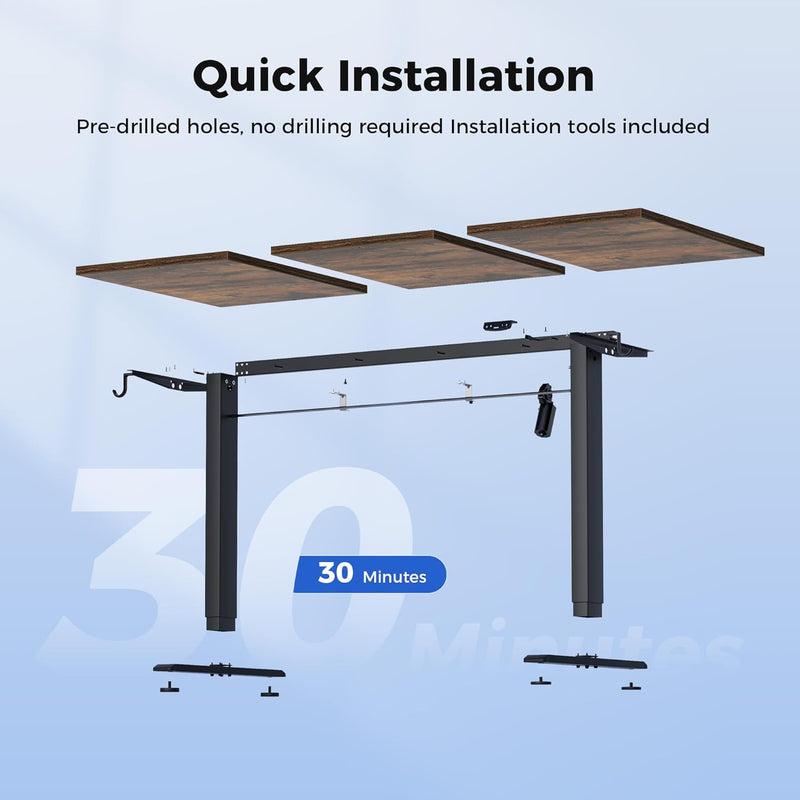 Eletric Height Adjustable Desk Movable Monitorstand