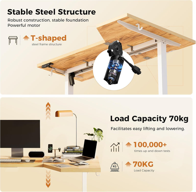 Eletric Height Adjustable Desk Movable Monitorstand