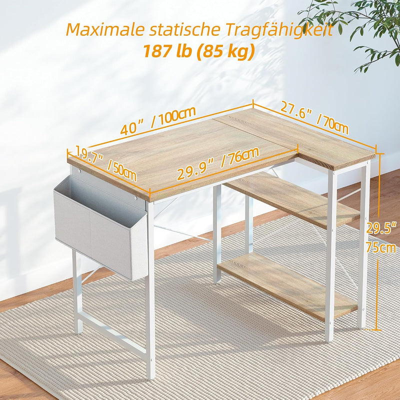L Shaped Gaming Desk Computer Corner