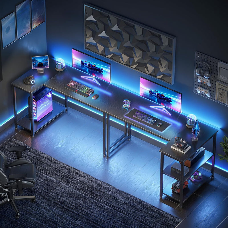 L Shaped Gaming Desk for Small Space
