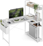 L Shaped Gaming Desk with Reversible