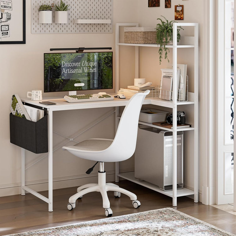 L Shaped Gaming Desk with Reversible