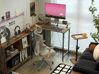 L Shaped Gaming Desk with RGB LED Lights