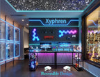 L Shaped Gaming Desk with RGB LED Lights
