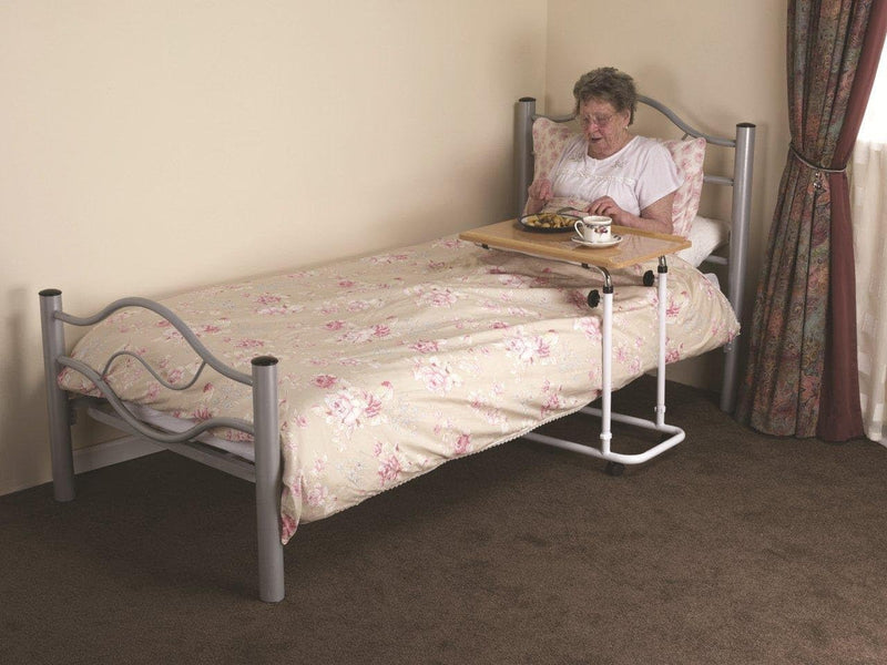 Healthcare Overbed Chair Table Adjustable