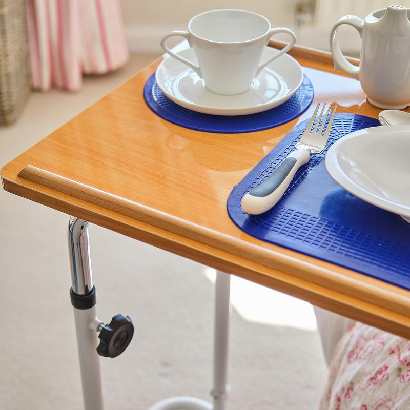 Healthcare Overbed Chair Table Adjustable