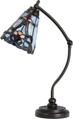 L30688 Tiffany Style Stained Glass Table Lamp Night