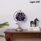 L30832 Tiffany Style Stained Glass Flower Petal Table