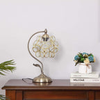 L30832 Tiffany Style Stained Glass Flower Petal Table