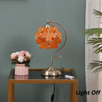 L30832 Tiffany Style Stained Glass Flower Petal Table