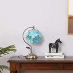 L30832 Tiffany Style Stained Glass Flower Petal Table