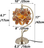 L30832 Tiffany Style Stained Glass Flower Petal Table