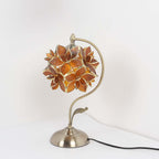 L30832 Tiffany Style Stained Glass Flower Petal Table