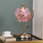L30832 Tiffany Style Stained Glass Flower Petal Table