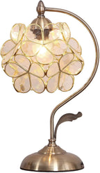 L30832 Tiffany Style Stained Glass Flower Petal Table
