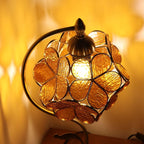 L30832 Tiffany Style Stained Glass Flower Petal Table