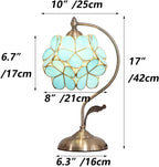 L30832 Tiffany Style Stained Glass Flower Petal Table