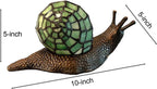 L30962 Land Snail Tiffany Style Stained Glass Accent