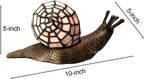 L30962 Land Snail Tiffany Style Stained Glass Accent