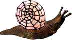 L30962 Land Snail Tiffany Style Stained Glass Accent