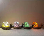 L30962 Land Snail Tiffany Style Stained Glass Accent