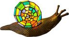 L30962 Land Snail Tiffany Style Stained Glass Accent