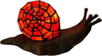 L30962 Land Snail Tiffany Style Stained Glass Accent