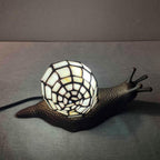 L30962 Land Snail Tiffany Style Stained Glass Accent