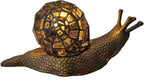 L30962 Land Snail Tiffany Style Stained Glass Accent