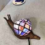 L30962 Land Snail Tiffany Style Stained Glass Accent