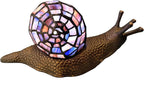 L30962 Land Snail Tiffany Style Stained Glass Accent