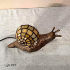 L30962 Land Snail Tiffany Style Stained Glass Accent