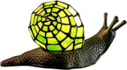 L30962 Land Snail Tiffany Style Stained Glass Accent