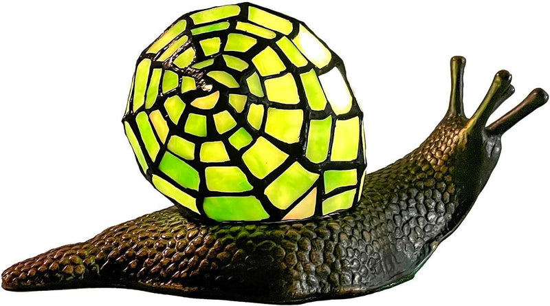 L30962 Land Snail Tiffany Style Stained Glass Accent