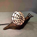 L30962 Land Snail Tiffany Style Stained Glass Accent