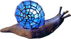 L30962 Land Snail Tiffany Style Stained Glass Accent