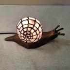 L30962 Land Snail Tiffany Style Stained Glass Accent