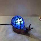 L30962 Land Snail Tiffany Style Stained Glass Accent