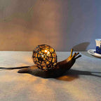 L30962 Land Snail Tiffany Style Stained Glass Accent