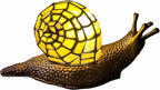 L30962 Land Snail Tiffany Style Stained Glass Accent