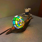 L30962 Land Snail Tiffany Style Stained Glass Accent