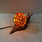 L30962 Land Snail Tiffany Style Stained Glass Accent