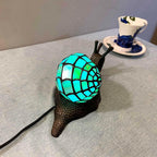 L30962 Land Snail Tiffany Style Stained Glass Accent