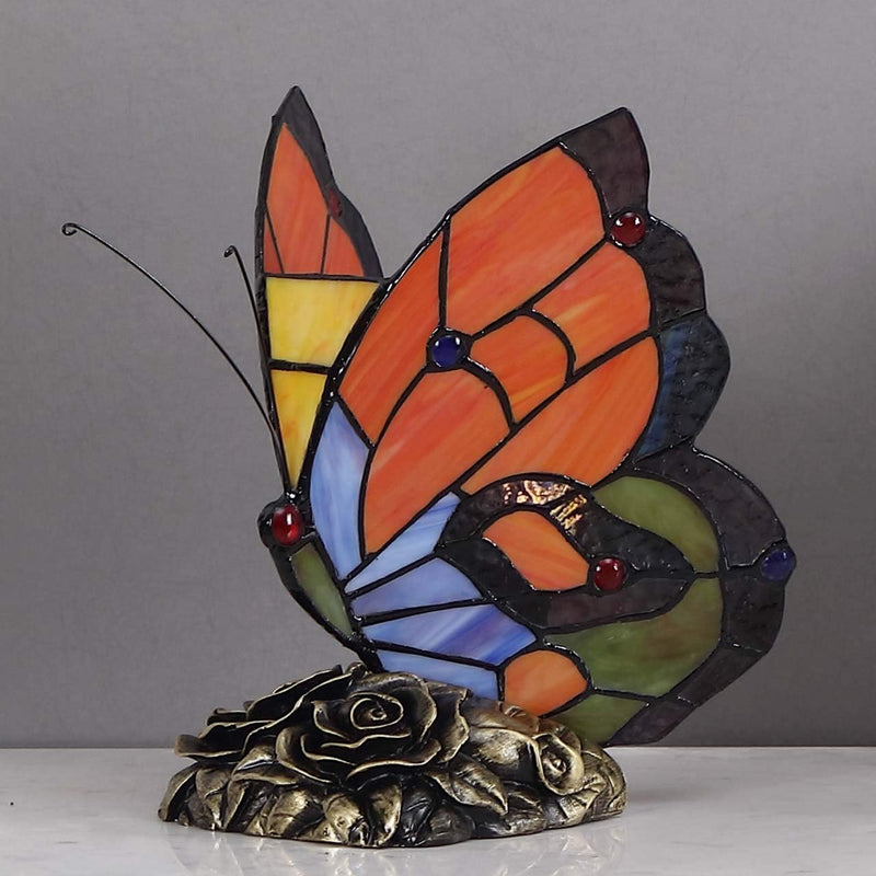 L30042us Butterfly Tiffany Style Stained Glass